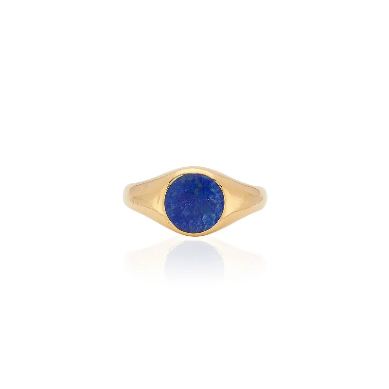 Anna Beck Lapis Signet Ring