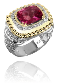 Pink Topaz Ring