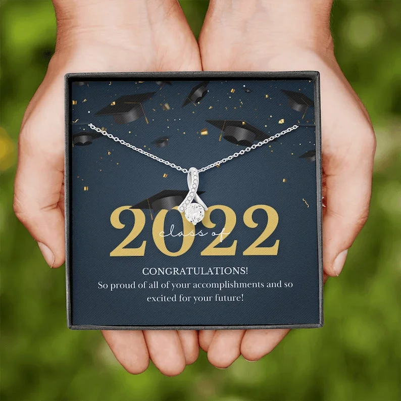 Premium Jewelry At Special Low Prices For A Limited Time Class of 2022 Necklace Gift for Graduate Graduation Present College Graduation High School Senior Graduation