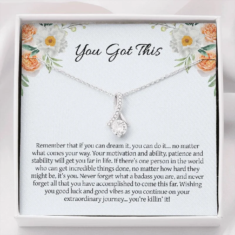 Your Perfect Accessory Now At The Best Price Graduation Necklace Gift - You Got This - You Can Dream It You Can Do It - College High School Senior Master