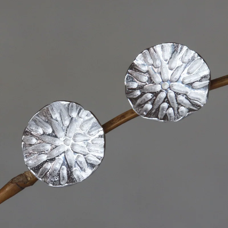 Upgrade Your Jewelry Collection For Less Pennywort Leaf Bali Handcrafted Sterling Silver Leaf Earrings