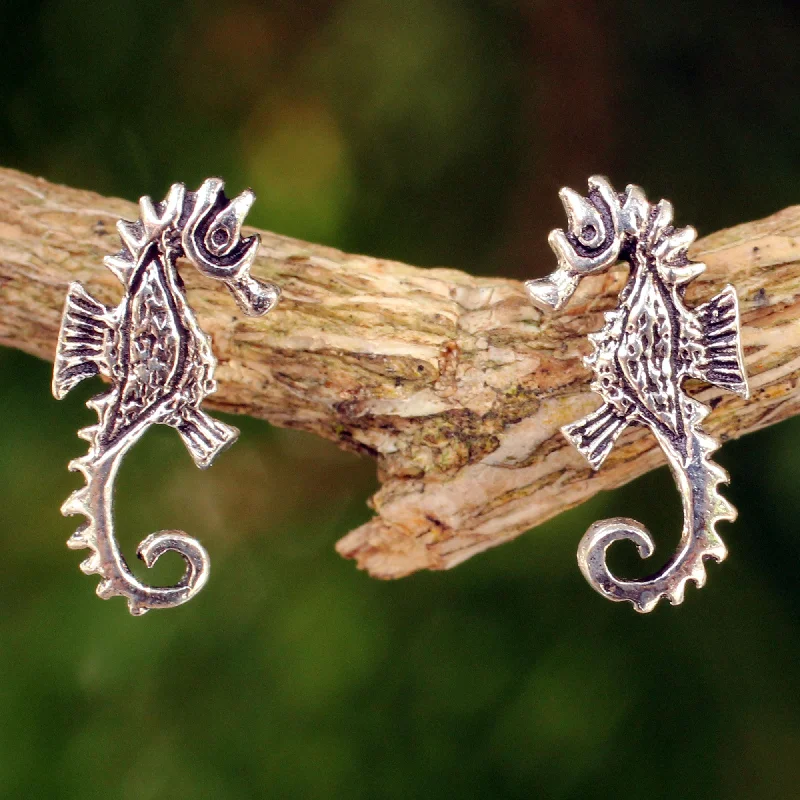 Last Chance To Grab Your Favorite Jewelry At A Discount Seahorse Seahorse Sterling Silver Earrings