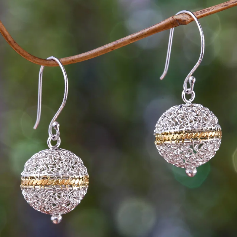 Unmissable Jewelry Sale – Shop Before It's Too Late Shining Lantern Sterling Silver and Gold Accent Dangle Earrings