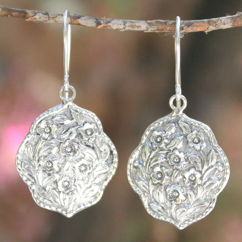 Fashion-Forward Jewelry At Incredible Prices Spring Bouquet Sterling Silver Flower Earrings