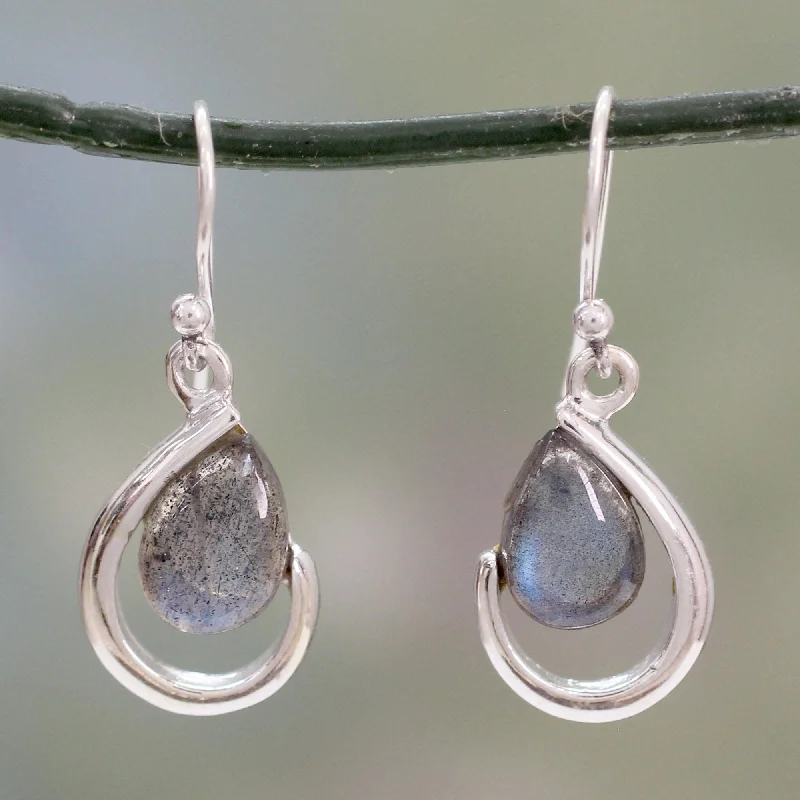 Timeless Beauty, Unbeatable Deals – Jewelry Sale On Sublime Symmetry India Labradorite and Silver Handcrafted Earrings