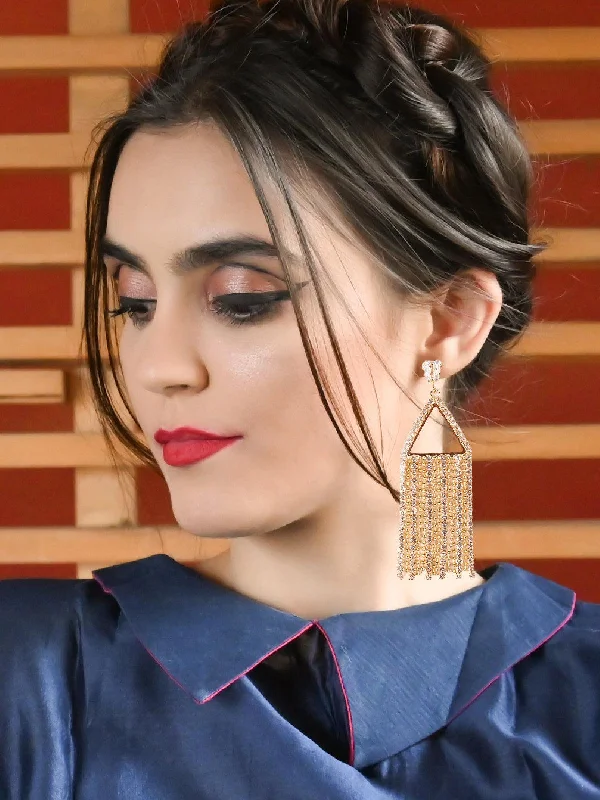 Affordable Luxury Jewelry For Every Occasion Odette Women Gold Metal Earrings