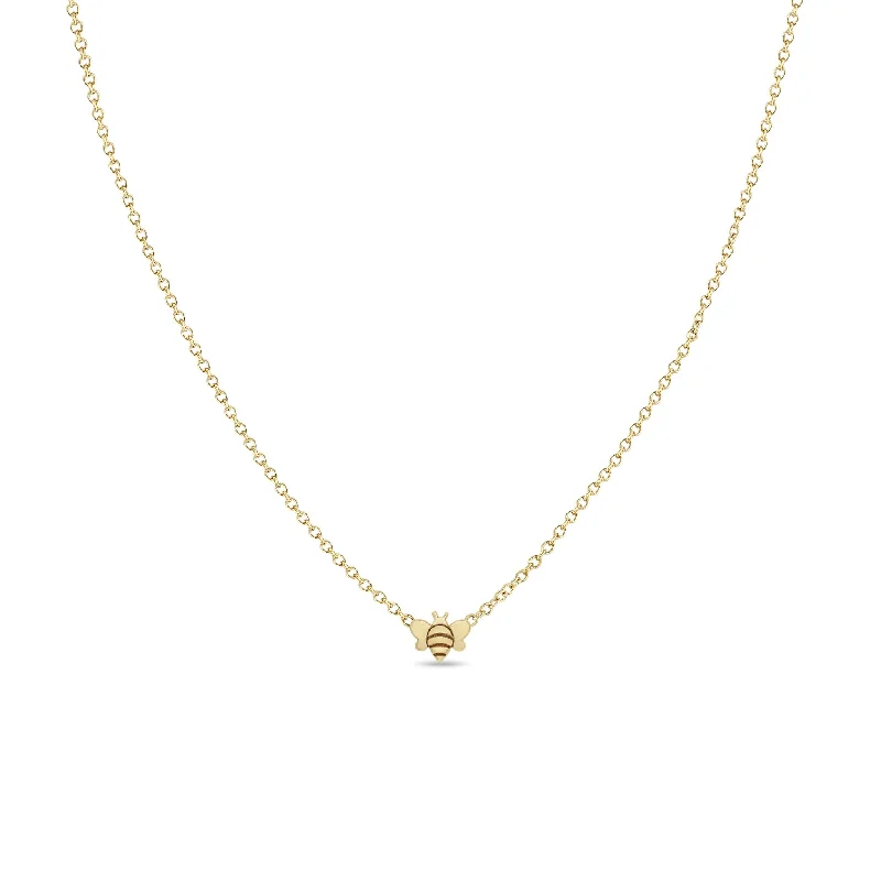 14k Itty Bitty Bee Necklace