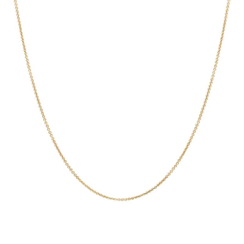 14k Thicker Cable Chain Necklace