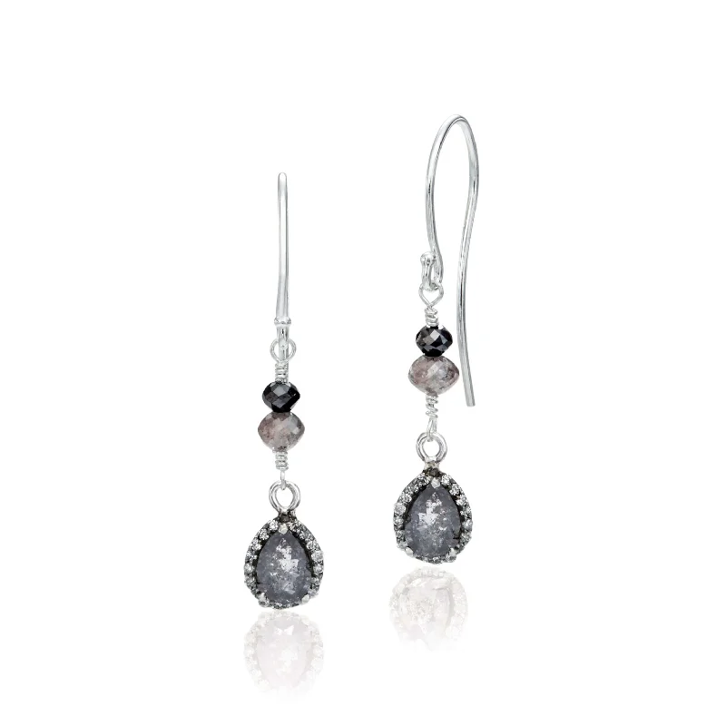 Beaded Ice Earrings