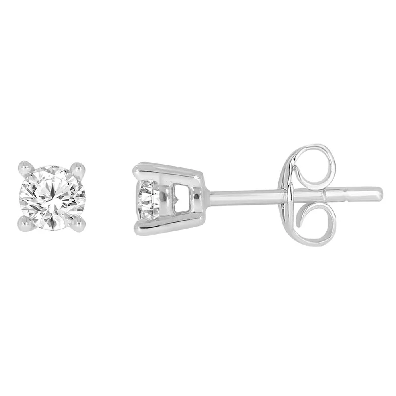 Shop Fine Jewelry With Amazing Deals 9ct White Gold 1/3 Carat Diamond Stud Earrings