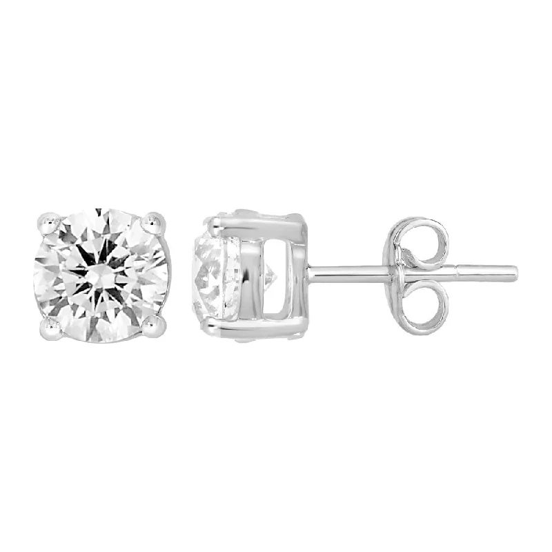 Breathtaking Jewelry At Limited-Time Savings 9ct White Gold  2.00 Carat Diamond Stud Earrings