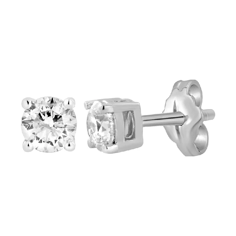 Jewelry Deals That Sparkle – Shop Today 9ct White Gold 3/4 Carat Diamond Stud Earrings