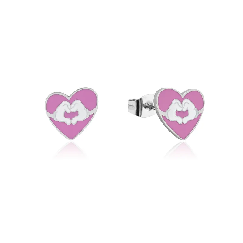 Elegant Designs, Unbeatable Discounts – Shop Jewelry Now Disney Stainless Steel Love Stud Earrings