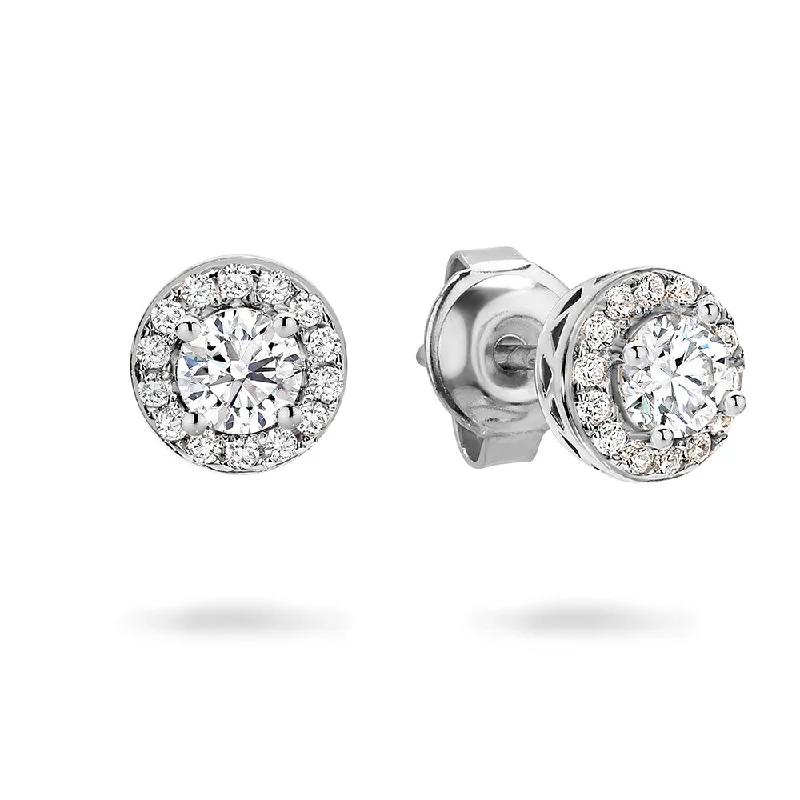 Jewelry Sale Alert – Shop Timeless Elegance Today Georgini Petite Cubic Zirconia Halo Stud Earrings