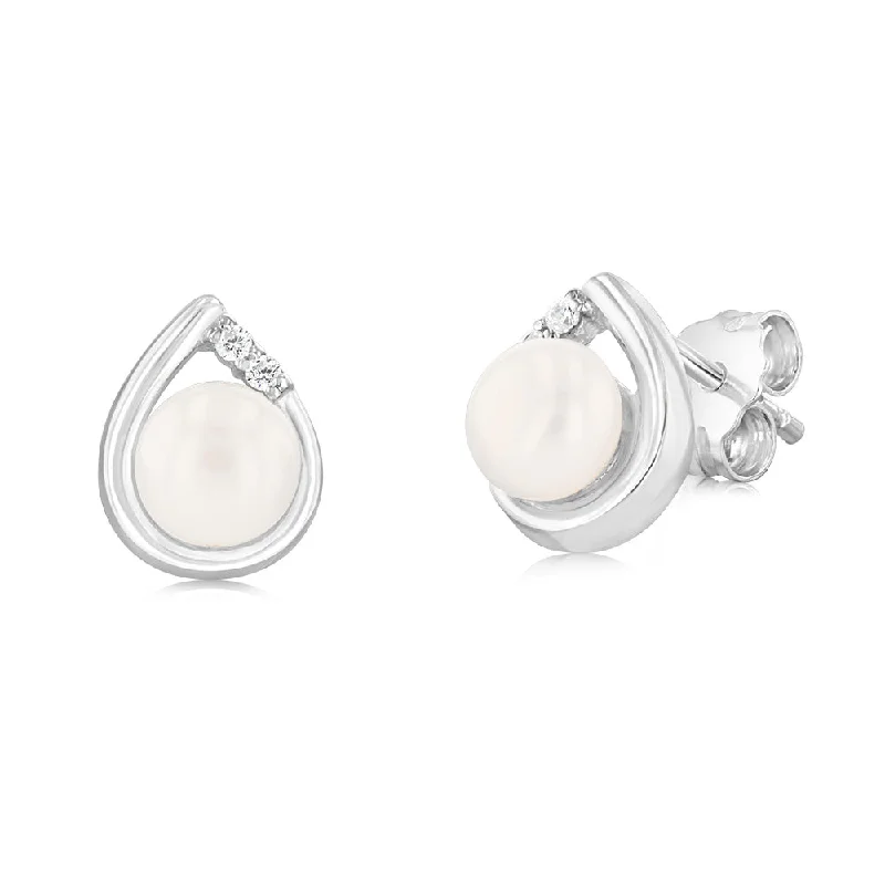 Unmissable Deals On Handmade Jewelry Collections Sterling Silver 5mm Fresh Water Pearl Stud Earrings