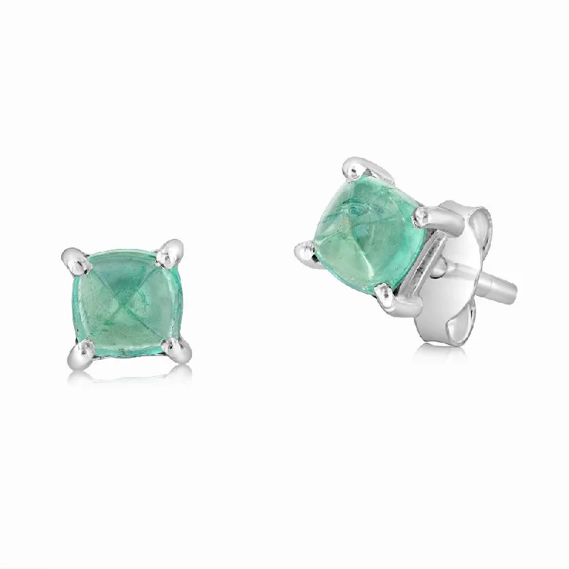 Don't Miss Out On Jaw-Dropping Jewelry Discounts Sterling Silver Natural Green Onyx 5mm Stud Earrings