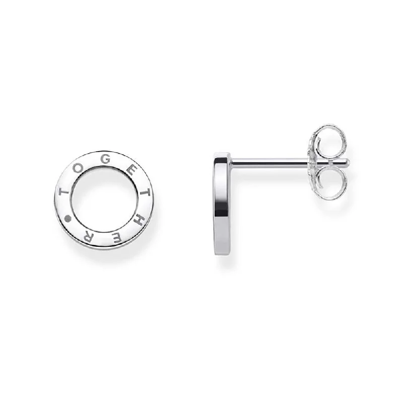 Jewelry Clearance Event – Stock Up Before It's Over Sterling Silver Thomas Sabo Together Stud Earrings