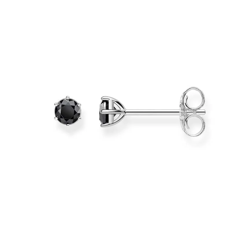 Elevate Your Jewelry Collection With Limited-Time Savings Thomas Sabo Sterling Silver Black CZ Claw Stud Earrings