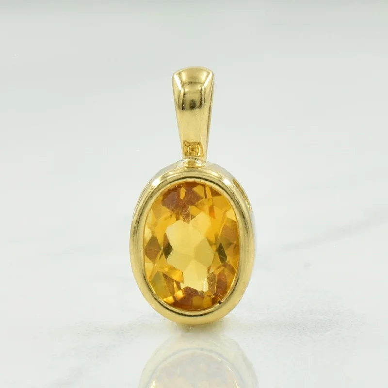 Citrine Pendant | 1.10ct |