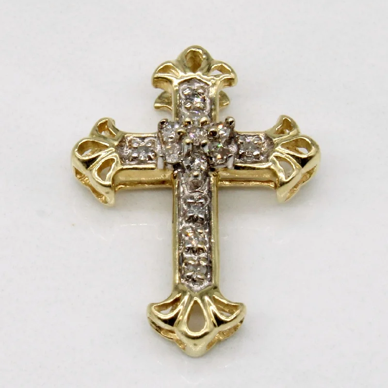 Diamond Cross Pendant | 0.09ctw |