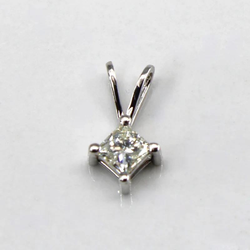 Princess Diamond Pendant | 0.33ct |