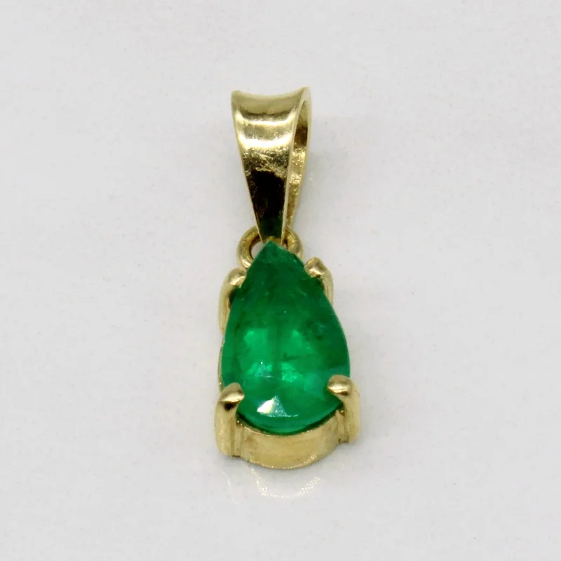 Synthetic Emerald Pendant | 1.10ct |